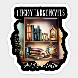 Big Book Lover Sticker